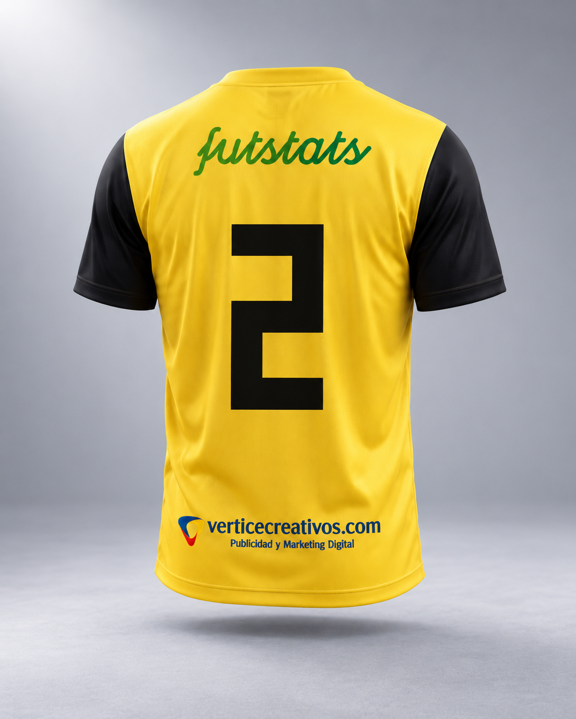 Camiseta jugador Fullvaso FC, vista posterior