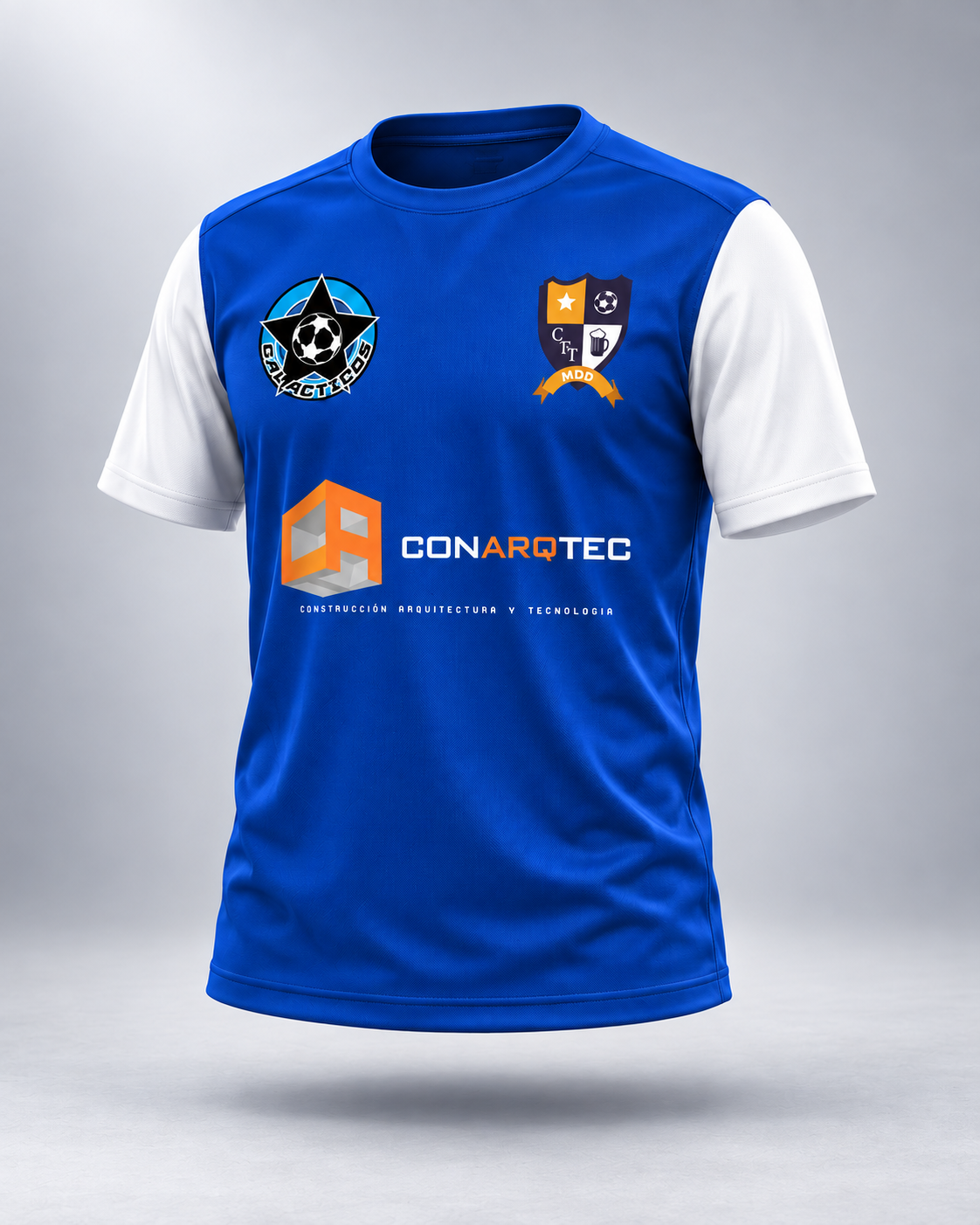 Camiseta jugador Galácticos, vista frontal