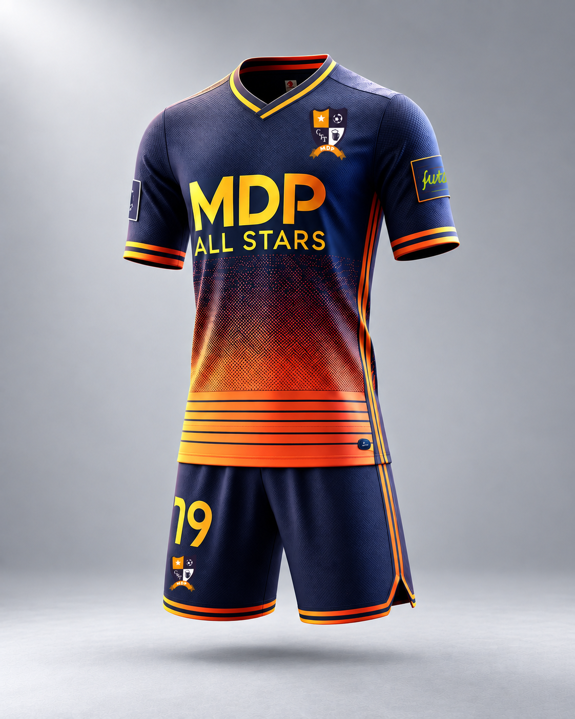 Conjunto MDP All Stars, vista frontal