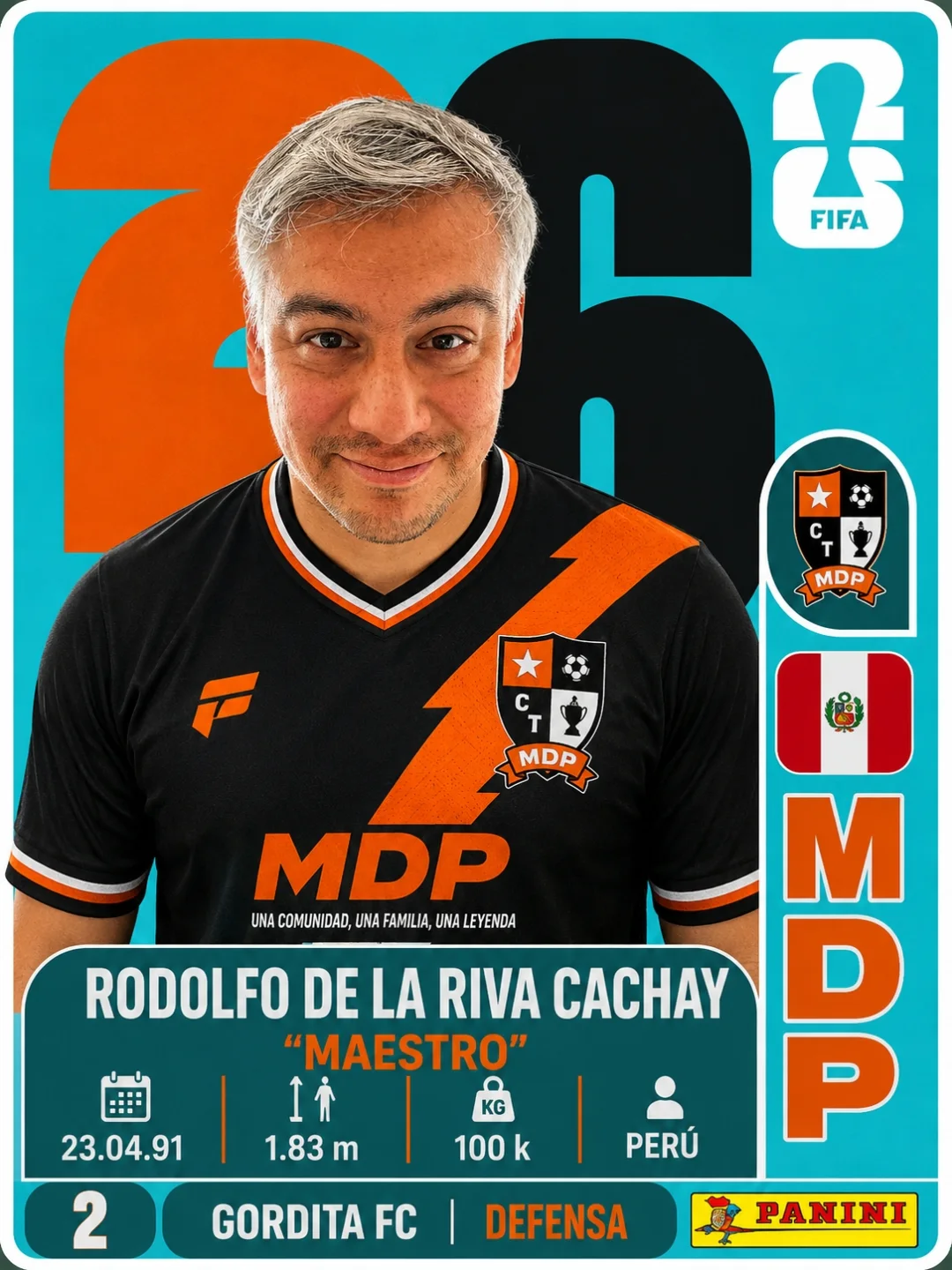 Ficha personal estilo FIFA, ejemplo 7